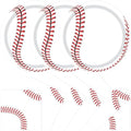 40 Pcs Baseball Plates and Napkins Set, Large 9 Inch Party Plates by KFJBPB