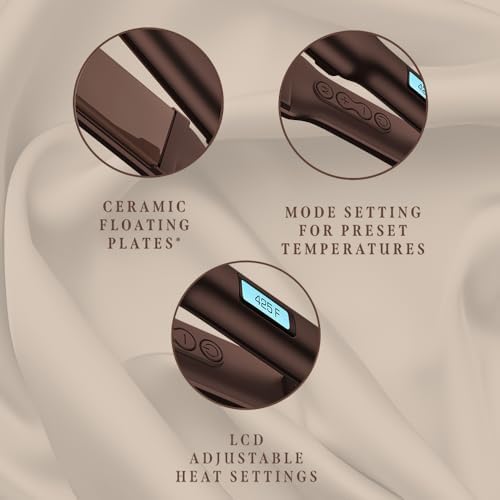 CHI Original Digital Ceramic Hairstyling Iron, 1.5", Chocolate - Image 3