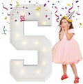 4FT Marquee Letters, Large Light Up Letters S for Party Decor by MerryMosaics