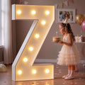 imprsv Large Marquee Letters, 4FT Light Up Letters Z Sign for Party Decor by Letsmakeitimpressive