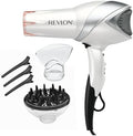 REVLON Infrared Ionic Hair Dryer with Diffuser & Concentrator, White by RevlonHairTools