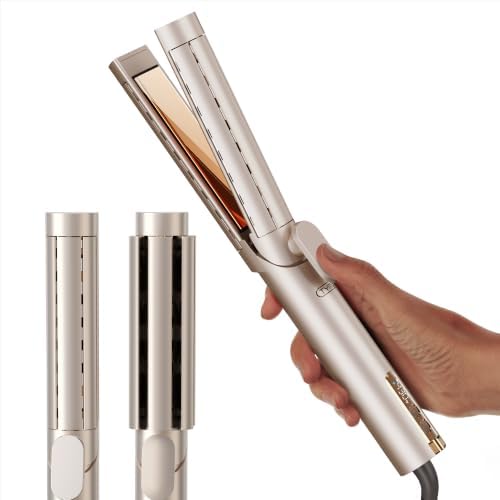 TYMO AIRQ Dual-Size Airflow Flat Iron Hair Straightener and Curler 2 in 1 by TYMOFashionTech