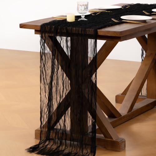 Cheesecloth Table Runner Tulle Fall Boho Wedding Shower Party Home Decor - Image 3