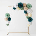 PapaKit 20pc Sage Green Tissue Paper Pom Poms - Elegant Boho Greenery Party Decoration for Wedding, Baby Shower, Bridal Shower, Birthday Backdrop and Floral Hanging Decor by PapaKitCreativeDecoration