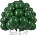 Voircoloria 110pcs Dark Green Latex Party Balloons, 12inch by Voircoloria