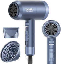 Hair Dryer with Diffuser, CONFU Hair Dryers for Women by CONFU