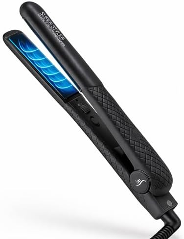 Herstyler Superstyler Onyx Ceramic Flat Iron - Travel Friendly - 1.25 inch by Herstyler