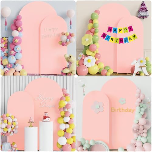 Wokceer Arch Backdrop Stand and Cover Set of 2, 7.2FT,6FT Arch with Cover - Image 4