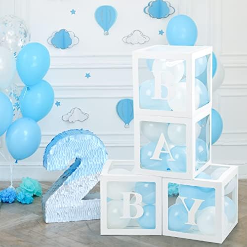 Voircoloria Baby Balloon Boxes with Letters, 4 Balloon Boxes - Image 4