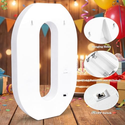 12.6 Inch Marquee Light Up Numbers 7 for Party Decorations - Image 4