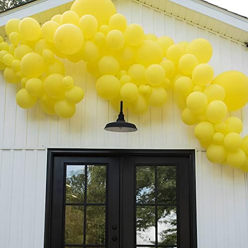 Voircoloria 105pcs Yellow Party Latex Balloons, 12inch - Image 6