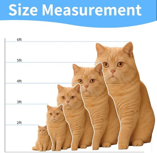 White British Shorthair Cat 4FT LifeSize Cardboard Cutout, 1 PC - Image 2