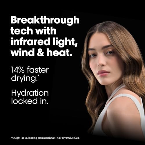 AirLight Pro Hair Dryer - Augmented with Infrared Light, Tested on All Hair Types, Fast Drying Without Damage - Image 3