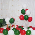 300 Pack Red Green and White Balloons - 5 Inch Mini Red Dark Green White Latex Small Balloons - 100 of Each Colors for Party Balloons Arch Wreath Assorted Colors Decorations by BAOKUANHU