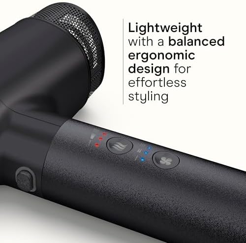Conair Hair Dryer, INFINITIPRO, Digital, Ionic, Attachments Included, Black - Image 4