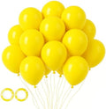 Voircoloria 105pcs Yellow Party Latex Balloons, 12inch by Voircoloria