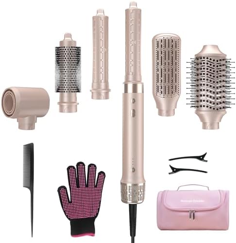 Mythsight StyleVibe 6-in-1 Air Styler with Hair Dryer & Auto-Wrap Curl L/R by EffortlessStylingIntelligentHairCare