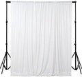 ShinyBeauty 4FTX6FT-White-SEQUIN Backdrop Shimmer Holiday Fabric Backdrops, Sequin Photography, Photo Booth Curtains (White) by ShinyBeauty