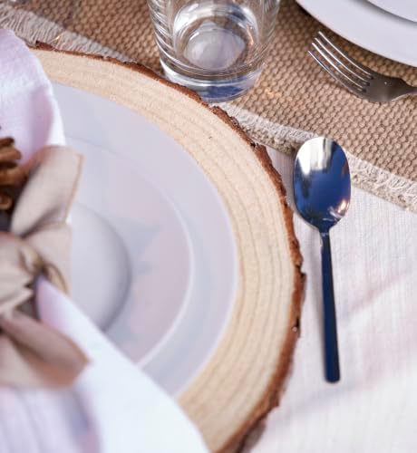 Set of 6 XL (12-14) inch Wood Slices for Centerpieces! Plate Chargers, Holiday Table Decorations, Rustic Table Decor. Set of 6 XL (12-14") - Image 2