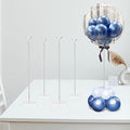 TekXYZ 23.6" Clear Acrylic Balloon Stand for Table Centerpiece, 4 Pack by TekXYZ