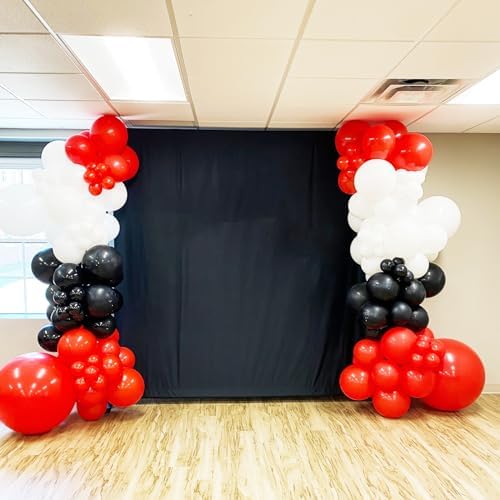 Voircoloria 66pcs Black Latex Party Balloons, 12inch - Image 5