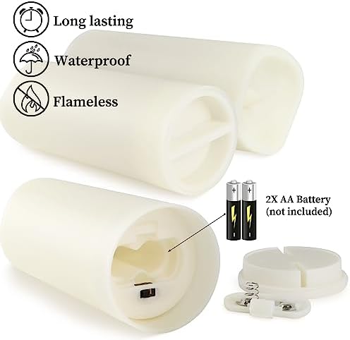 fclayvts 48-Pack LED Flameless Candles with Remote Control - Perfect for Home, Parties, and Special Occasions - Create a Magical Ambiance Effortlessly(Three Sizes) - Image 6