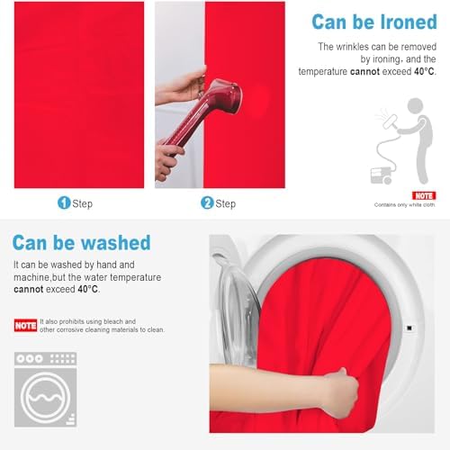 Red Photography Backdrop for Photoshoot, Fabric, 10x20 FT - Image 7