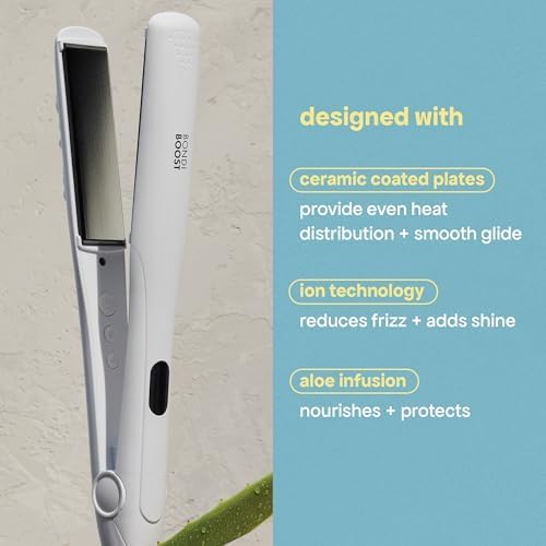 BONDIBOOST Aloe Plated Flat Iron, 1 Inch - Image 3