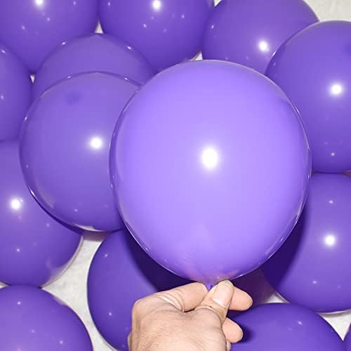 400 Pack Purple Balloons 5 Inch Purple Small Ballons Quality Latex Matte Balloons Helium Balloon Party Decorations Supplies - Image 3