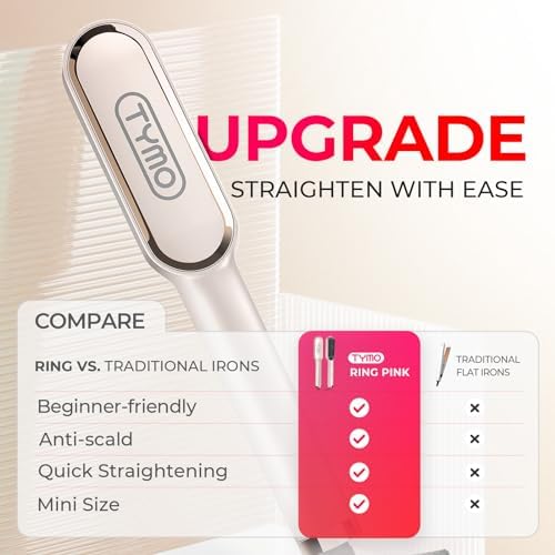 TYMO Hair Straightener Brush, Hot Comb Hair Straighteners for Women - Image 2
