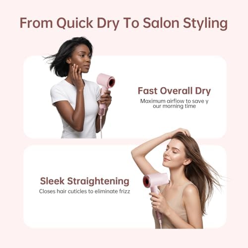 BOWEI High-Speed Ionic Hair Dryer with Magnetic Wall Mount & Concentrator - Image 6
