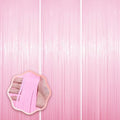 Voircoloria Pastel Pink Foil Fringe Backdrop Curtains, 3.3x8.2ft, 3 Pack by Voircoloria