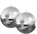 Youdepot 6-Inch Disco Ball, Silver Hanging Mirror Balls, 2-Pack by Youdepot