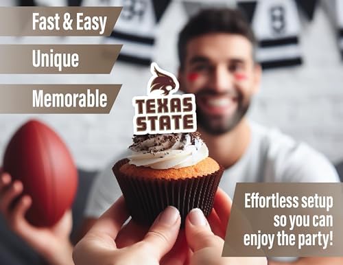 Texas State University Decorations, TXST Party Decor, Graduation 42 Pcs - Image 4