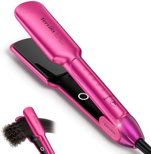 Terviiix Flat Iron Hair Straightener, 1-3/4 Inch Wide Plate by Terviiix