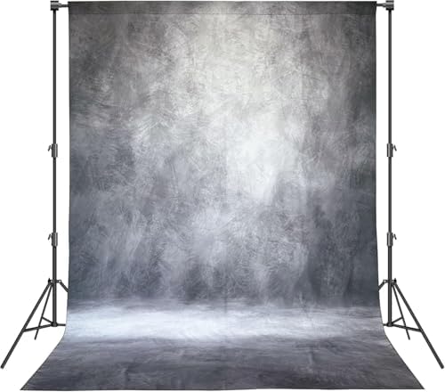Abstract Photography Backdrop for Photoshoot 8x14ft,Grey,No Stand by Haboke