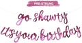 BEISHIDA Bright Pink Pre-Strung Go Shawty It's Your Birthday Banner Decor by Beishida