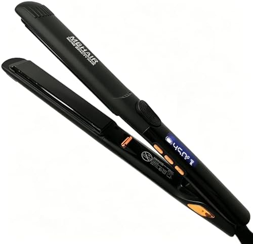 MBHAIR Flat Iron Hair Straightener Curler 2 in 1,Ceramic 1″ Instant Heat up by MBHAIR