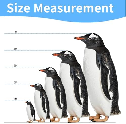 Penguin Cardboard Cutout, 2FT Life Size, Safari Theme, 1 PC - Image 2