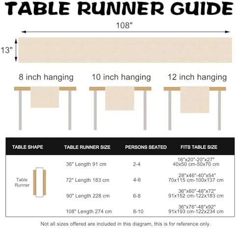 Piano Keyboard Dining Table Runner, Musical Burlap Kitchen Decoration - Image 3