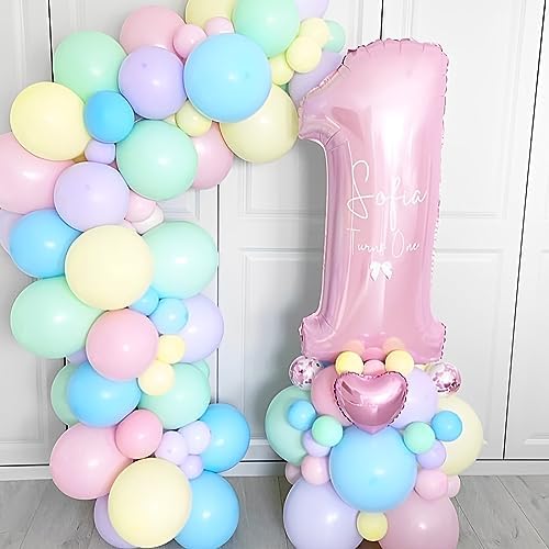 Voircoloria 110pcs Pastel Macaron Latex Party Balloons, 12inch - Image 6