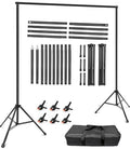 Hemmotop Backdrop Stand 10x8ft, Versatile Sizes Adjustable Banner Holder by Hemmotop