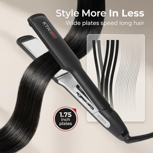 IZUTECH KTX450 Titanium 1.75 in Flat Iron, Auto Shut Off, Dual Voltage - Image 3