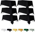 Fitable 6 Pack Black Tablecloths for Rectangle Tables, 90 x 156 Inch by Fitable