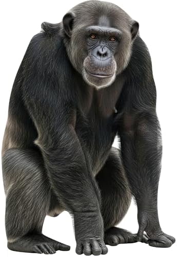 Silverback Gorilla Life Size Cardboard Cutout, 6FT 1 PC Standup by Unknown