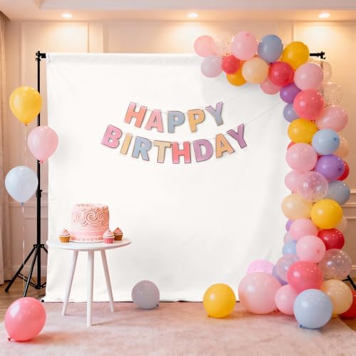 Ivory Photography Backdrop for Photoshoot, Fabric 8x10ft - Image 3