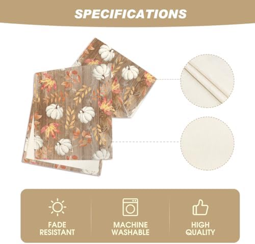 Artoid Mode 210 GSM Fall Table Runner Home Party Decor 13x90 Inch - Image 5