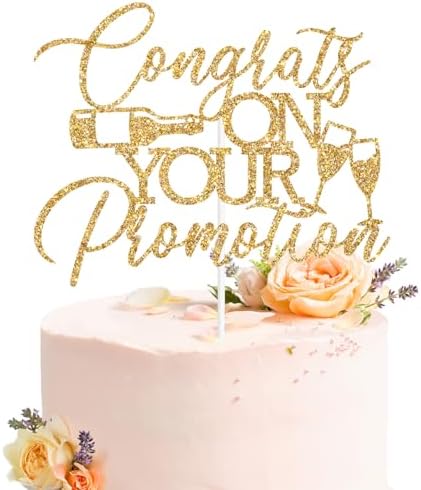 Congrats On Your Promotion Cake Topper, Job Promotion Cake Decor by Goilpanitdia