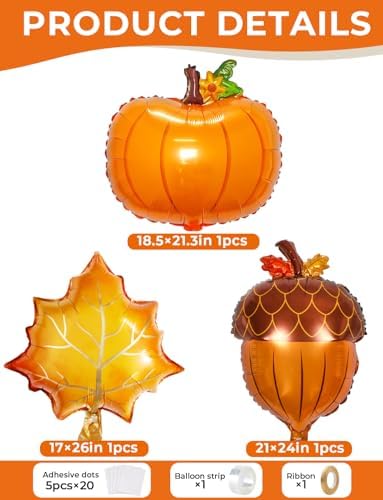 Fall Thanksgiving Balloon Garland Arch Kit, Fall Party Decor - Image 3