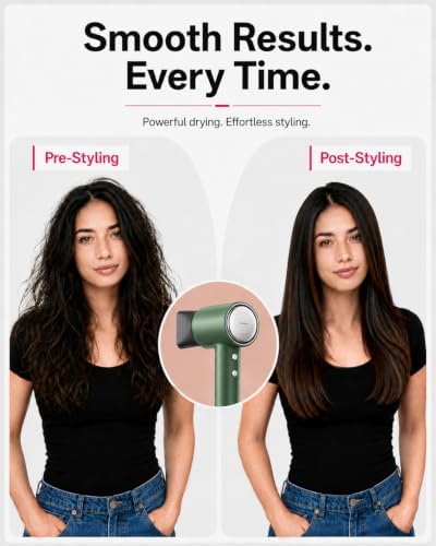 Tideway Hair Dryer, High-Speed Blow Dryer with Magnetic Diffuser,1500 Watts - Image 5